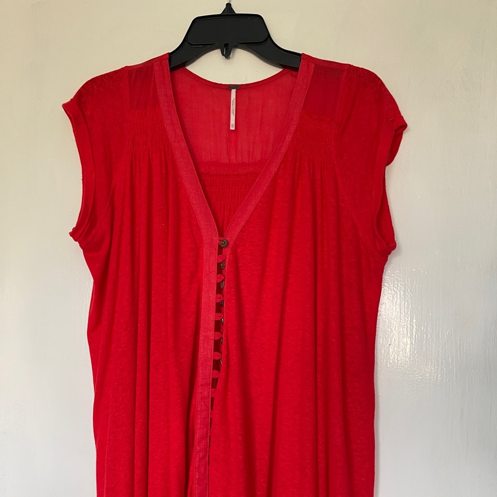 Free People button down top